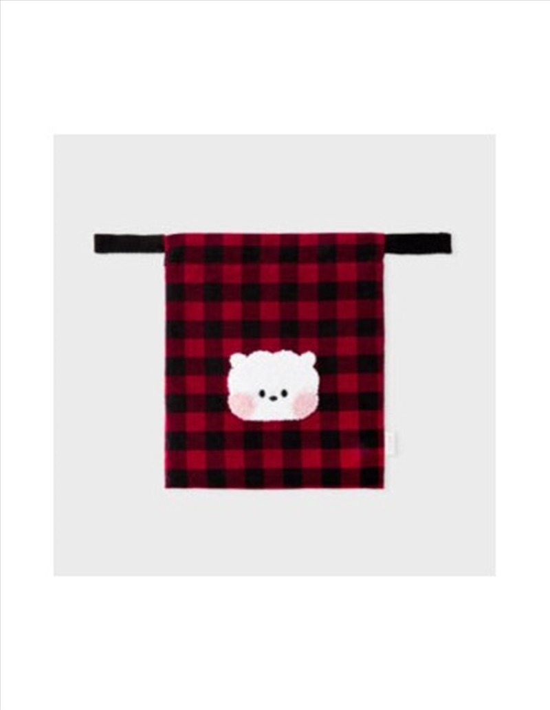 Bt21 - Minini Basic Check String Pouch Rj/Product Detail/KPOP Merch