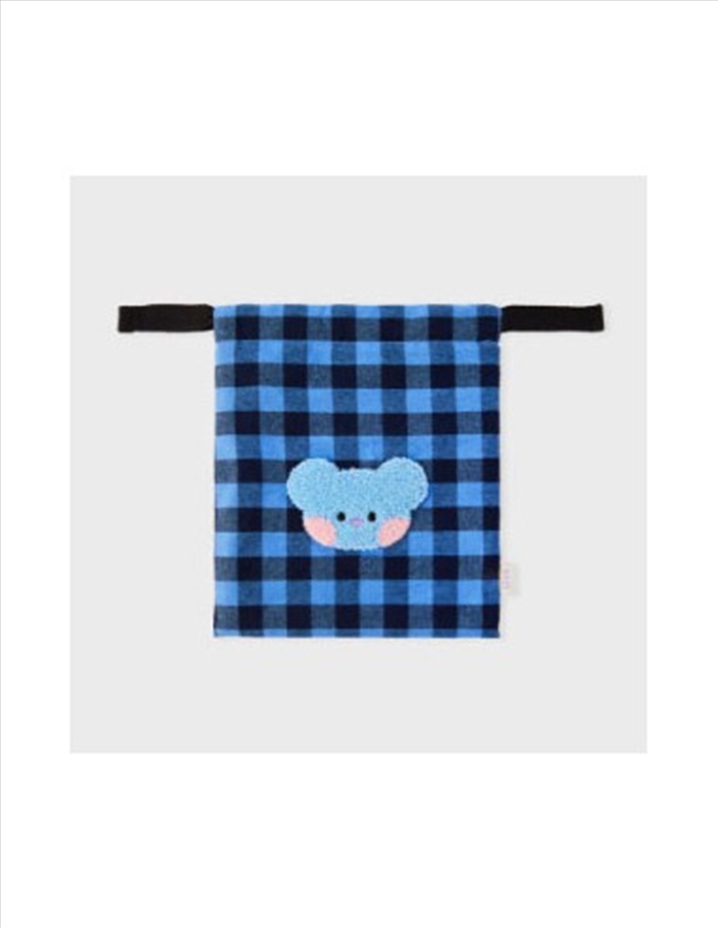 Bt21 - Minini Basic Check String Pouch Koya/Product Detail/KPOP Merch