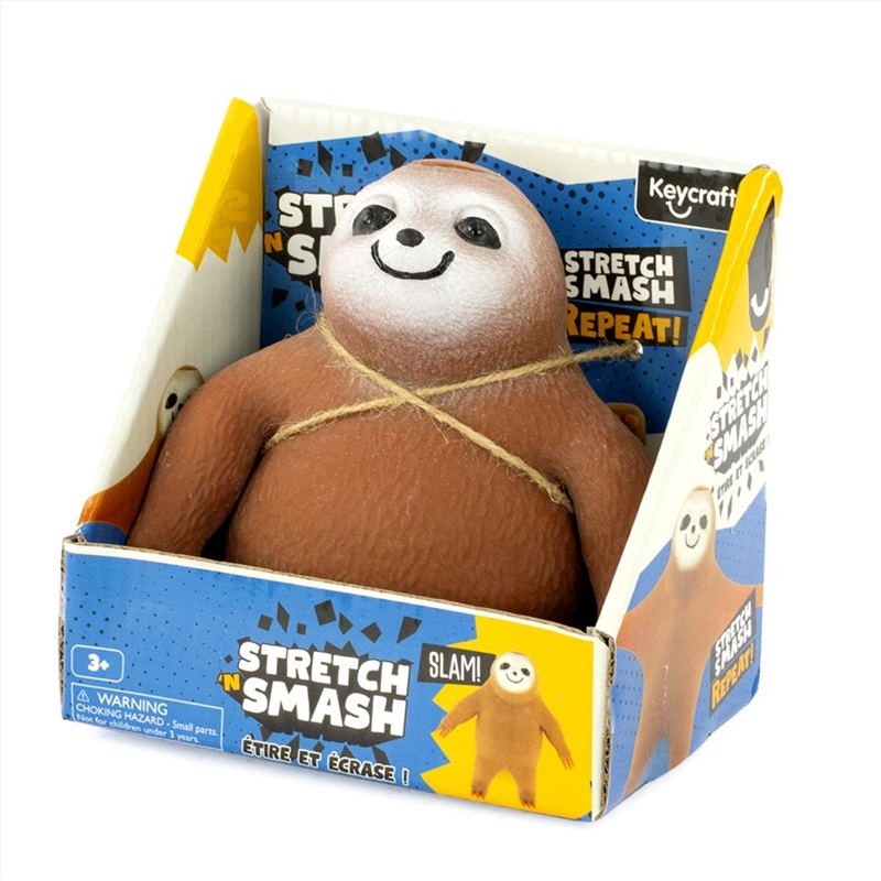 Stretch and Smash Sloth (COLOURS SENT AT RANDOM)/Product Detail/Toys