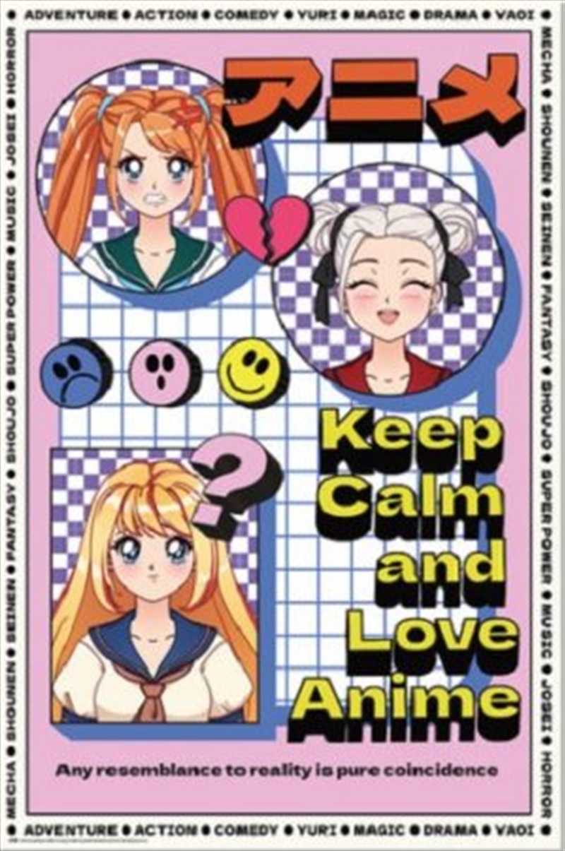 Keep Calm Love Anime Poster/Product Detail/Posters & Prints