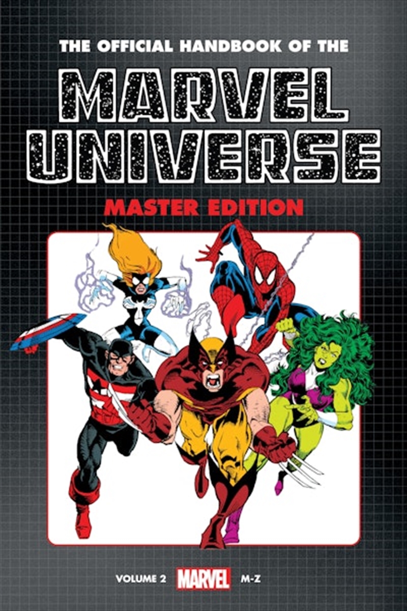 OFFICIAL HANDBOOK OF THE MARVEL UNIVERSE: MASTER EDITION OMNIBUS VOL. 2 HEROES COVER/Product Detail/Graphic Novels