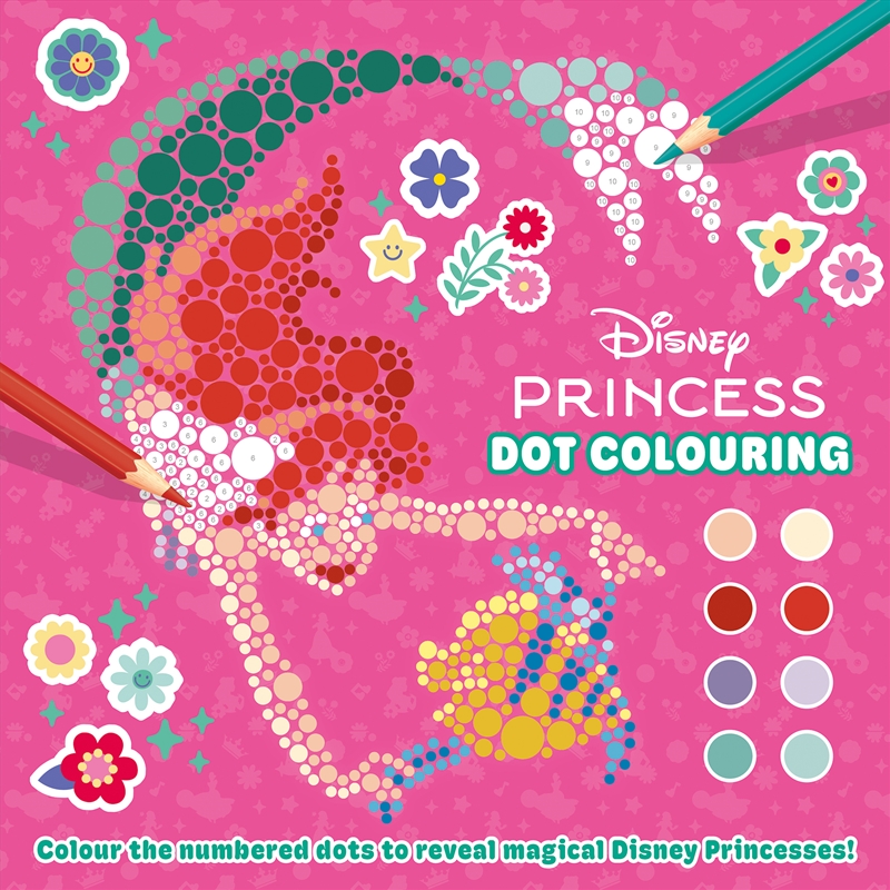 Disney Princess: Dot Colouring (Colour by Numbers)/Product Detail/Kids Activity Books