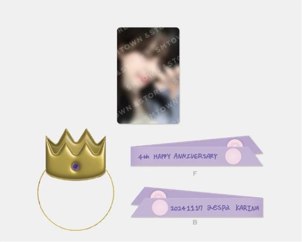 Aespa - 4th Anniversary Official Md Doll Prop Set - Karina/Product Detail/KPOP Merch