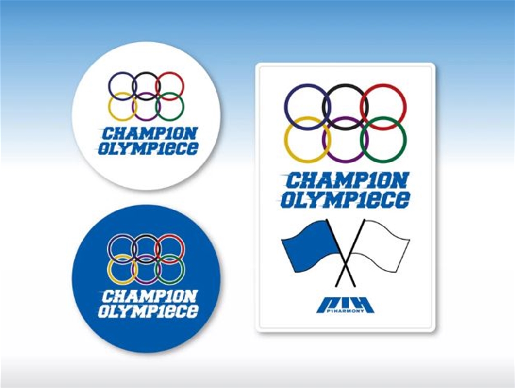 P1Harmony - P1Uspace H : Champ1On's Olymp1Ece 2024 Fan Meeting Official Md Cheering Badge Set/Product Detail/KPOP Merch