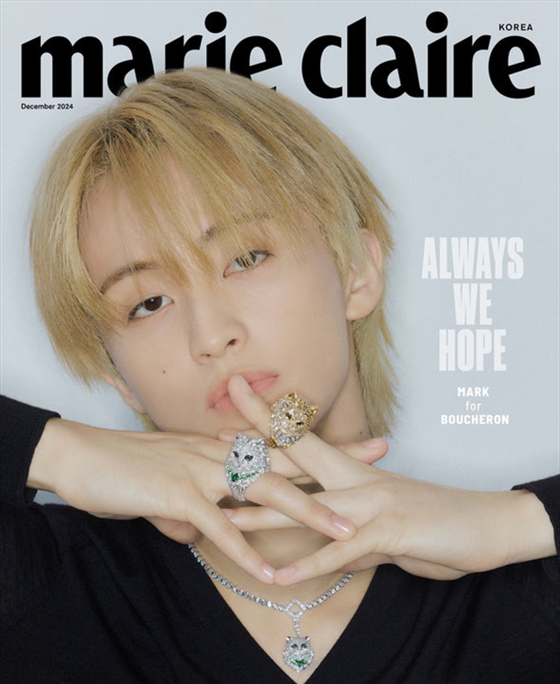 Marie Claire 2024. 12 [A] (Cover : Nct Mark)/Product Detail/KPOP Merch