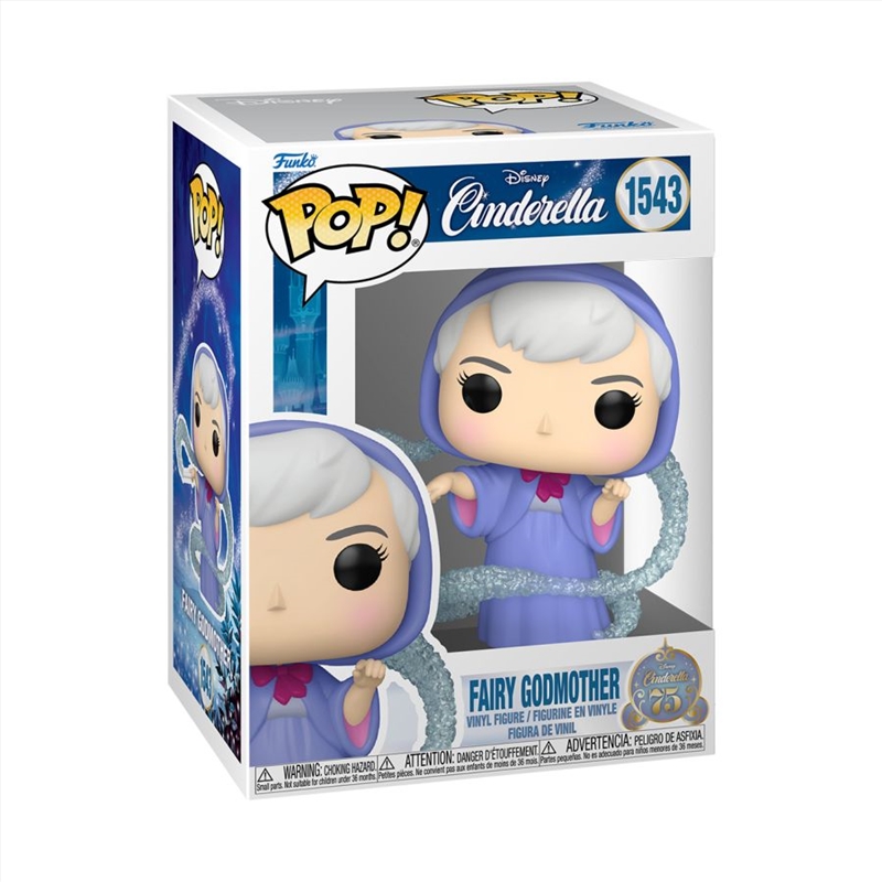 Cinderella (1950): 75th Anniversary - Fairy Godmother Pop!/Product Detail/Movies