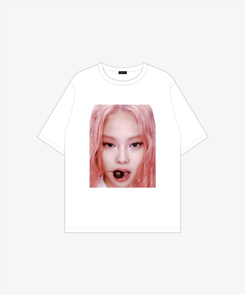 Blackpink Jennie - Mantra 2nd Official Md Oversized T-Shirts White - Size 1/Product Detail/KPOP Merch