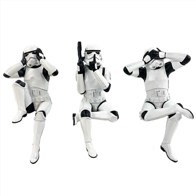 Three Wise Sitting Stormtroopers/Product Detail/Figurines