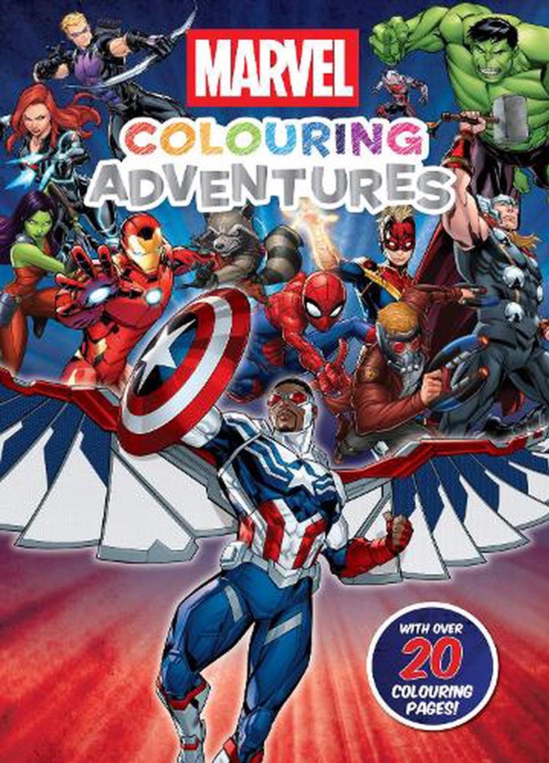 Marvel: Colouring Adventures (Starring Captain America)/Product Detail/Kids Colouring