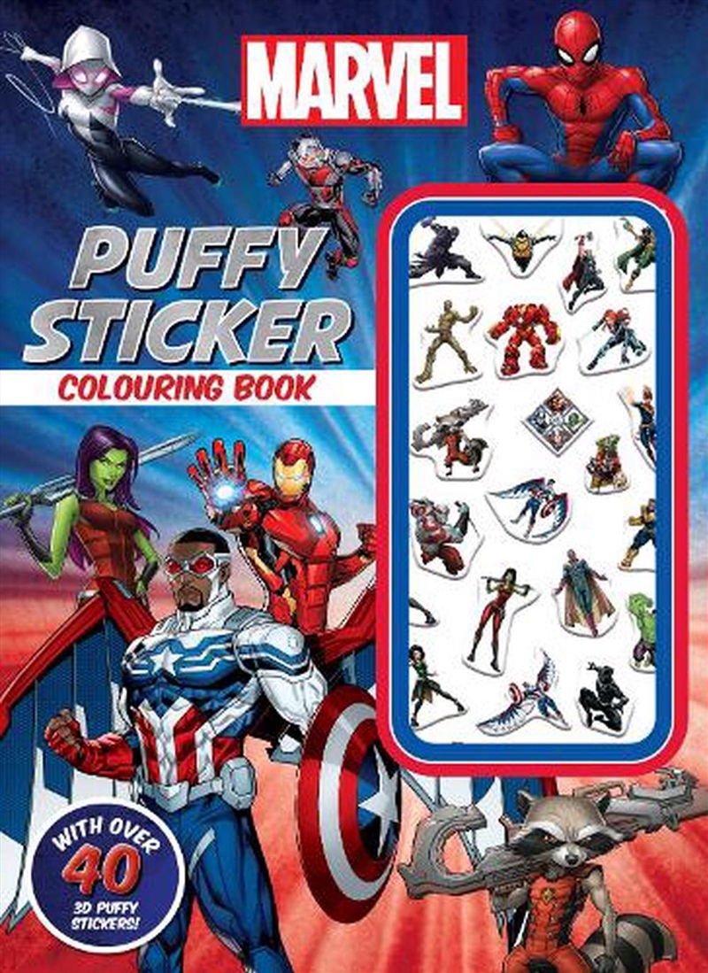 Marvel: Puffy Sticker Colouring Book (Starring Captain America)/Product Detail/Kids Activity Books