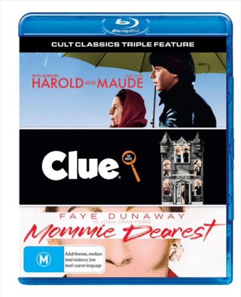 Harold and Maude / Mommie Dearest / Clue  Cult Classics Triple Feature/Product Detail/Drama