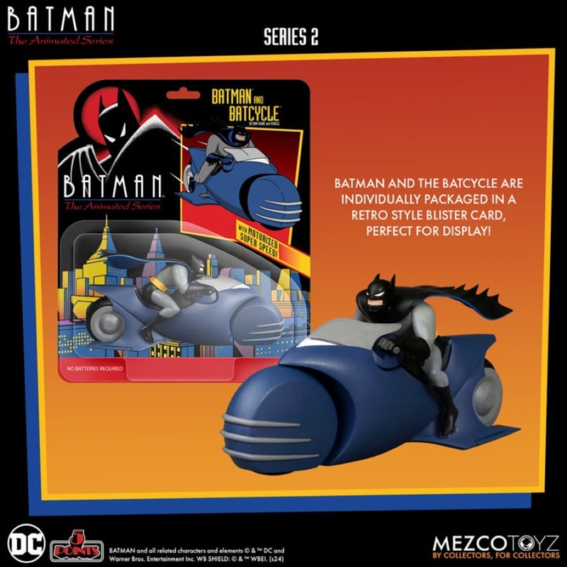 Batman: The Animated Series - Series 2 Batman & Batcycle 5 Points Set/Product Detail/Figurines