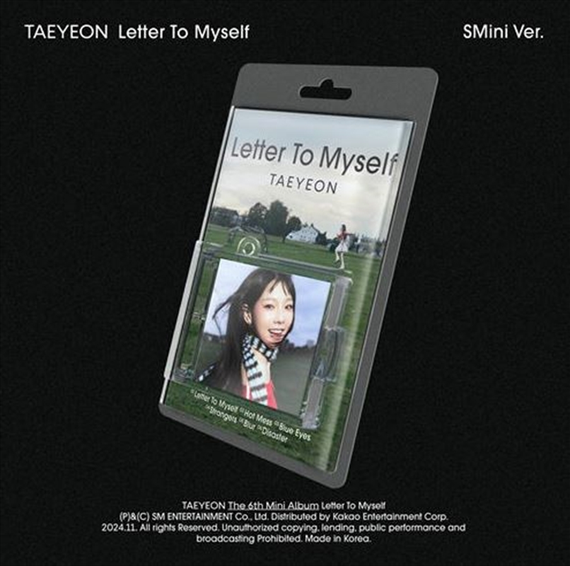 Taeyeon - 6th Mini Album [Letter To Myself] (Smini Ver.)/Product Detail/World