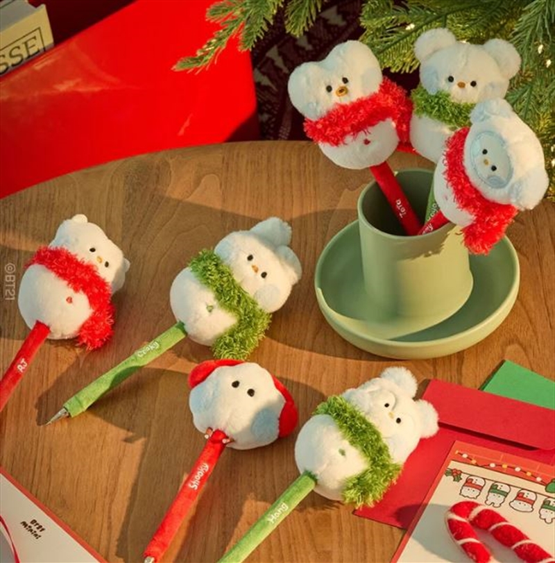 Bt21 - Mini Minini Petit Holiday Snowman Doll Gel Pen Koya/Product Detail/KPOP Merch