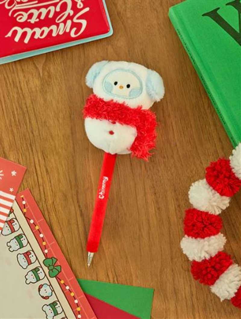 Bt21 - Mini Minini Petit Holiday Snowman Doll Gel Pen Chimmy/Product Detail/KPOP Merch