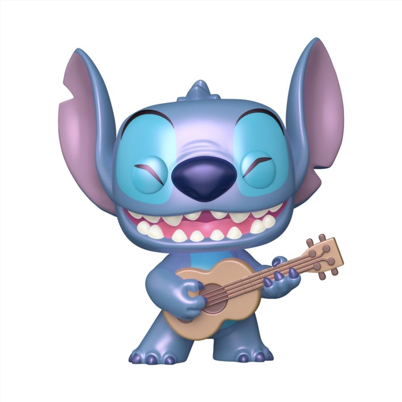 Lilo & Stitch - Stitch with Ukelele Pearlescent Pop! Vinyl [RS]/Product Detail/Standard Pop Vinyl