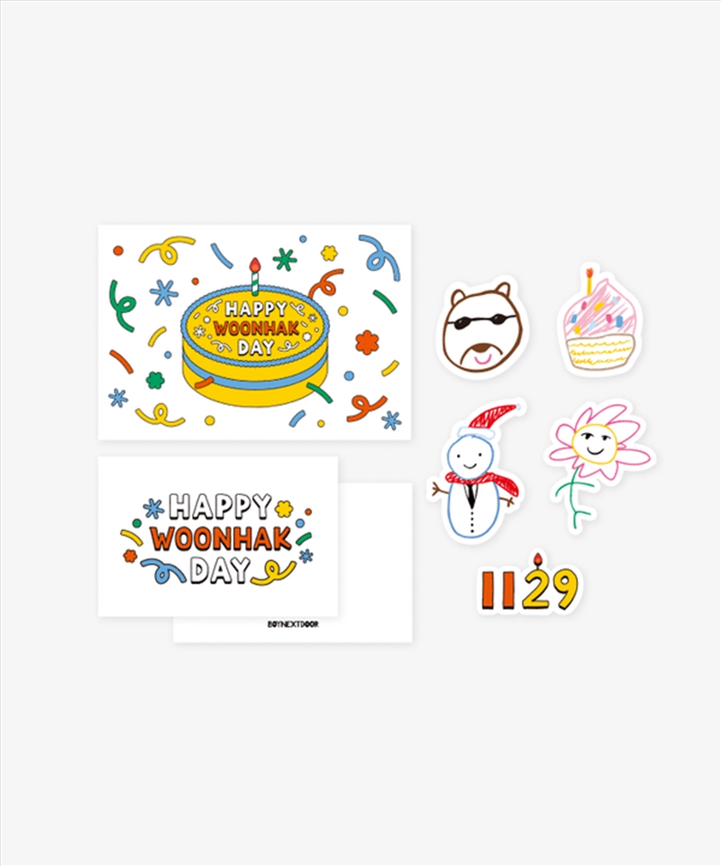 Boynextdoor - Happy Woonhak Day Official Md Pop Up Card Set/Product Detail/KPOP Merch