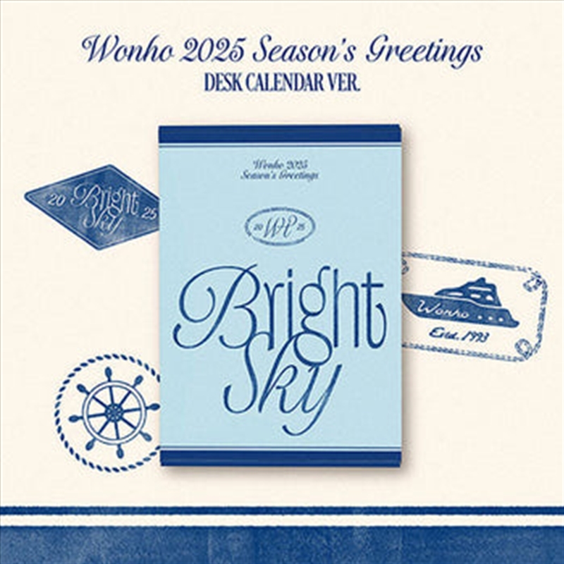 Wonho - 2025 Season's Greetings [Bright Sky] Desk Calendar Ver./Product Detail/KPOP Merch