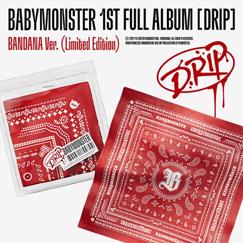 Babymonster - 1st Full Album [Drip] Bandana Ver. (Limited Edition)/Product Detail/World