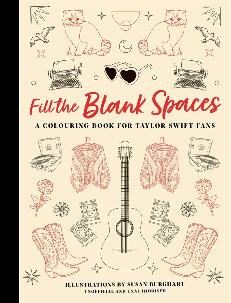 Fill the Blank Spaces - A Colouring Book for Taylor Swift Fans/Product Detail/Kids Colouring