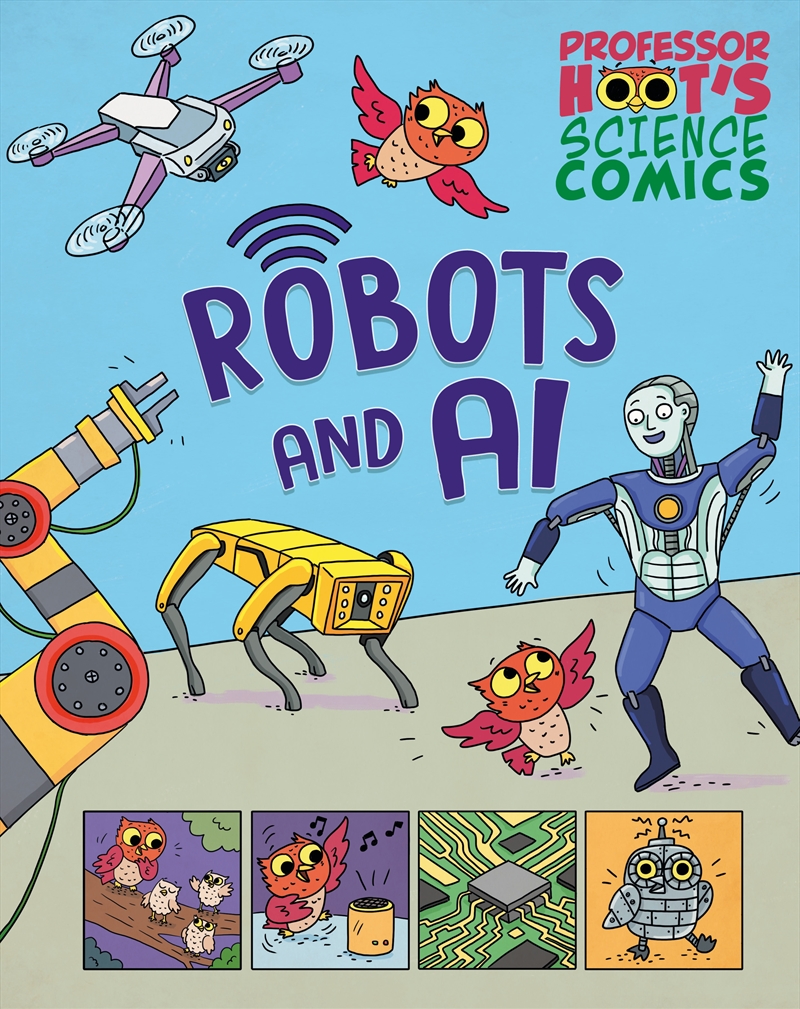 Professor Hoot's Science Comics: Robots and AI/Product Detail/Childrens