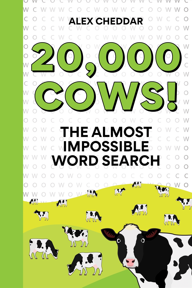 20,000 Cows! - An Almost Impossible Word Search/Product Detail/Adults Activity Books