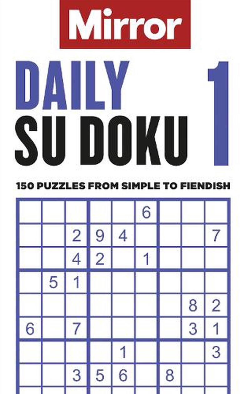 The Mirror: Daily Su Doku 1/Product Detail/Adults Activity Books