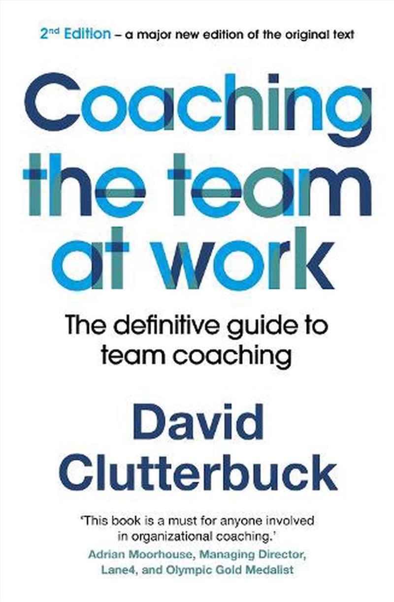 Coaching the Team at Work/Product Detail/Business Leadership & Management