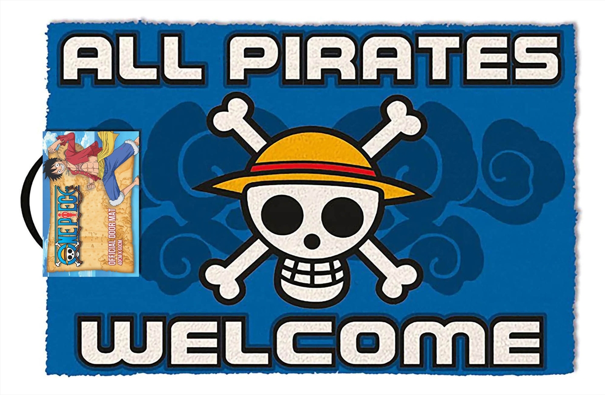 One Piece - All Pirates Welcome - Doormat/Product Detail/Doormats