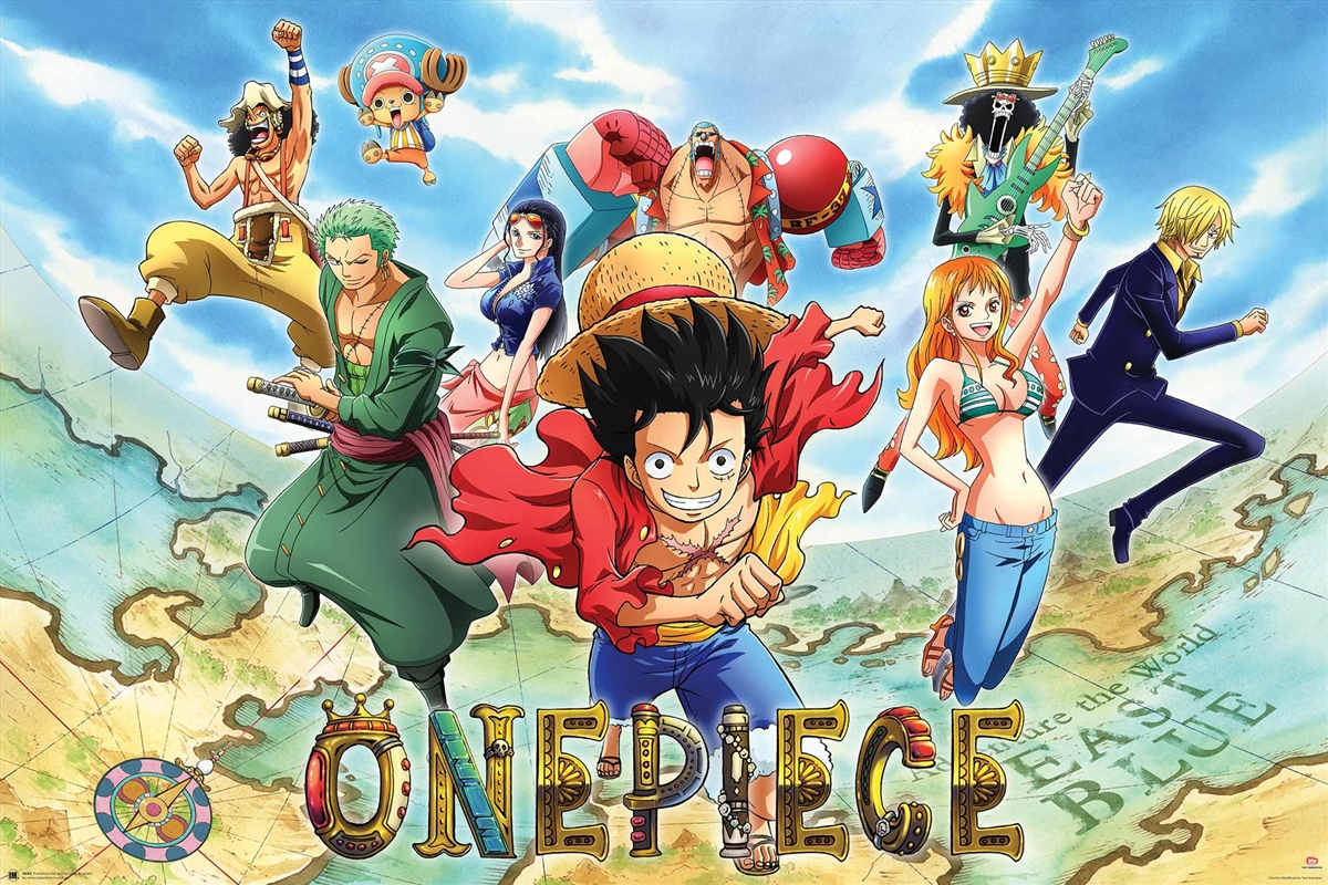 One Piece - Map - Reg Poster/Product Detail/Posters & Prints