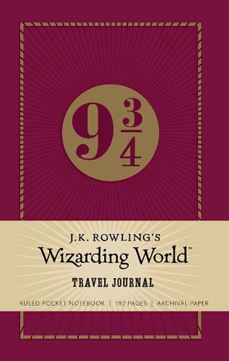 J.K. Rowling's Wizarding World: Travel Journal/Product Detail/Notebooks & Journals