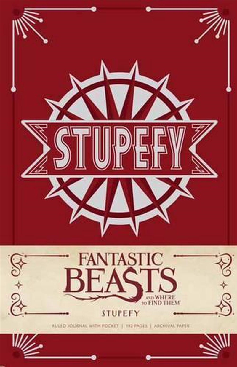 Fantastic Beasts and Where to Find Them: Stupefy Hardcover Ruled Journal/Product Detail/Notebooks & Journals