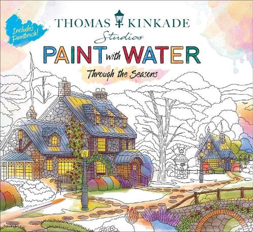 Thomas Kinkade Paint with Water/Product Detail/Adults Activity Books