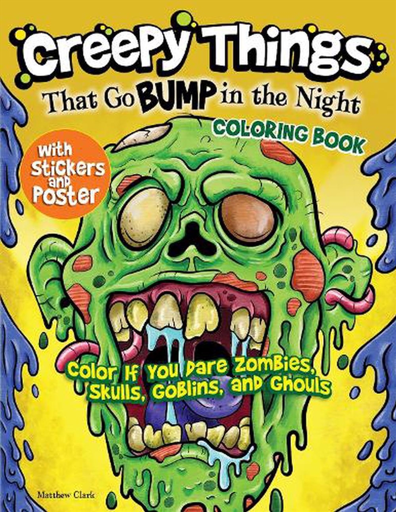 Creepy Things that Go Bump in the Night Coloring Book/Product Detail/Kids Colouring