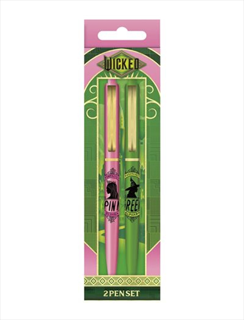 Wicked - Pink and Green - 2 Pen Set/Product Detail/Stationery