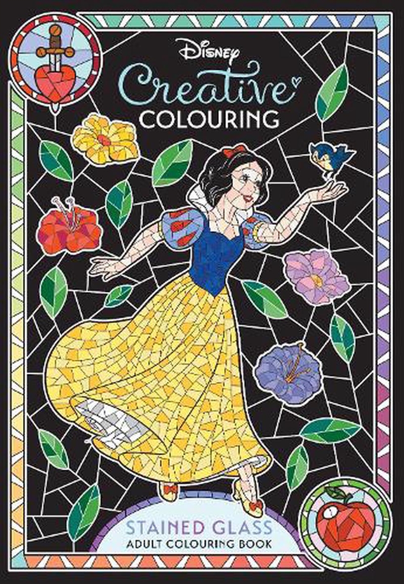 Disney: Stained Glass Adult Colouring Book (Starring Snow White)/Product Detail/Adults Colouring