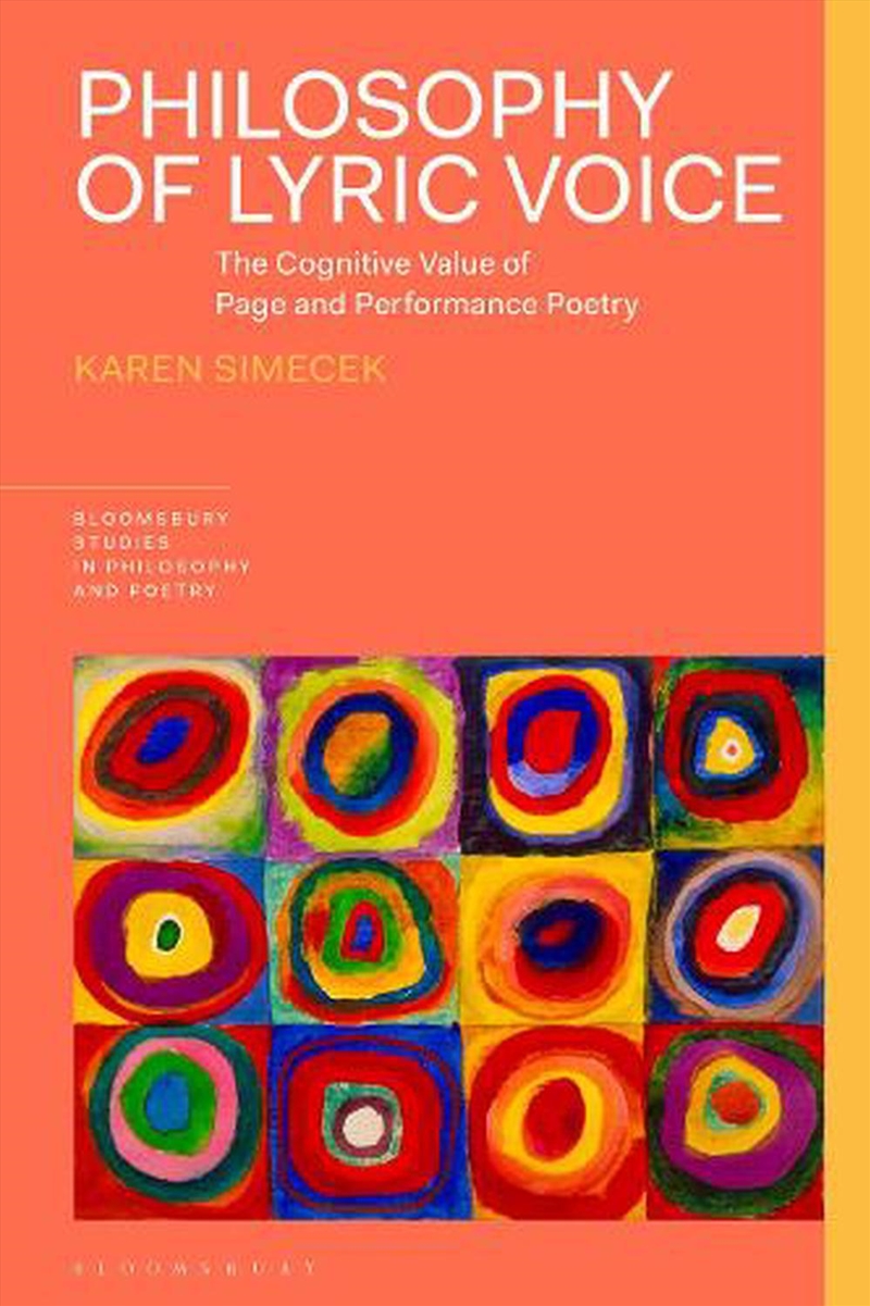 Philosophy of Lyric Voice: The Cognitive Value of Page and Performance Poetry/Product Detail/Reading