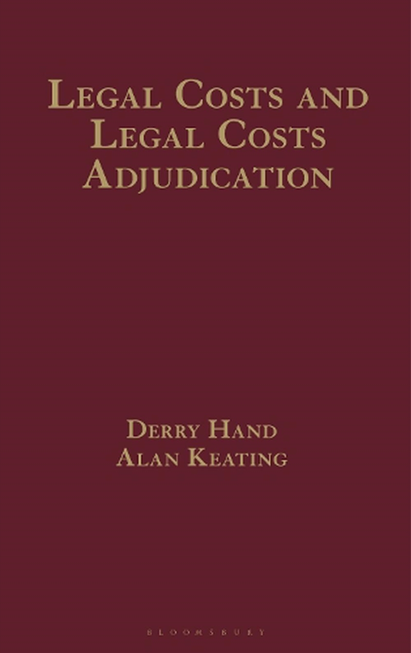 Legal Costs and Legal Costs Adjudication/Product Detail/Reading