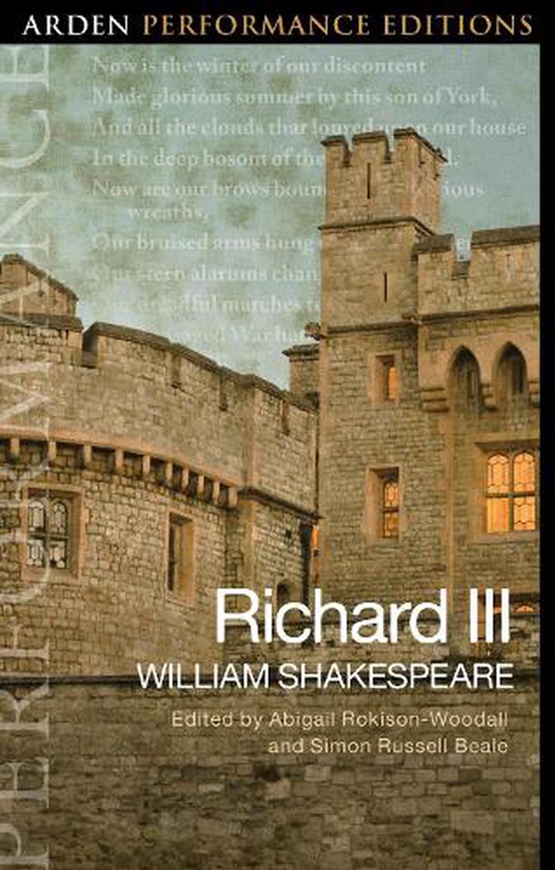 Richard III: Arden Performance Edition/Product Detail/Literature & Poetry