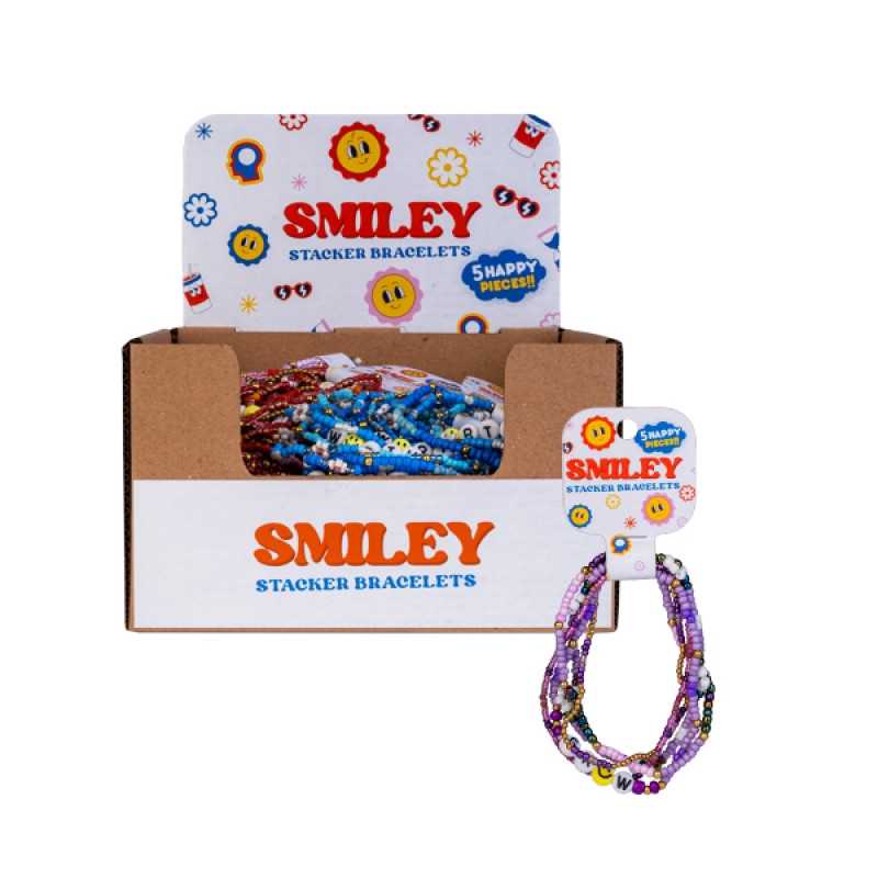 Stacker Bracelet Smiley (SENT AT RANDOM)/Product Detail/Jewellery