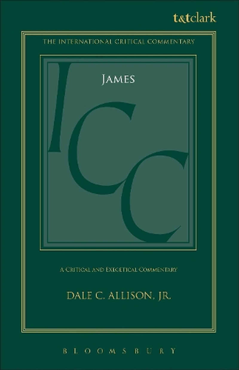 James (ICC): A Critical and Exegetical Commentary/Product Detail/Religion & Beliefs