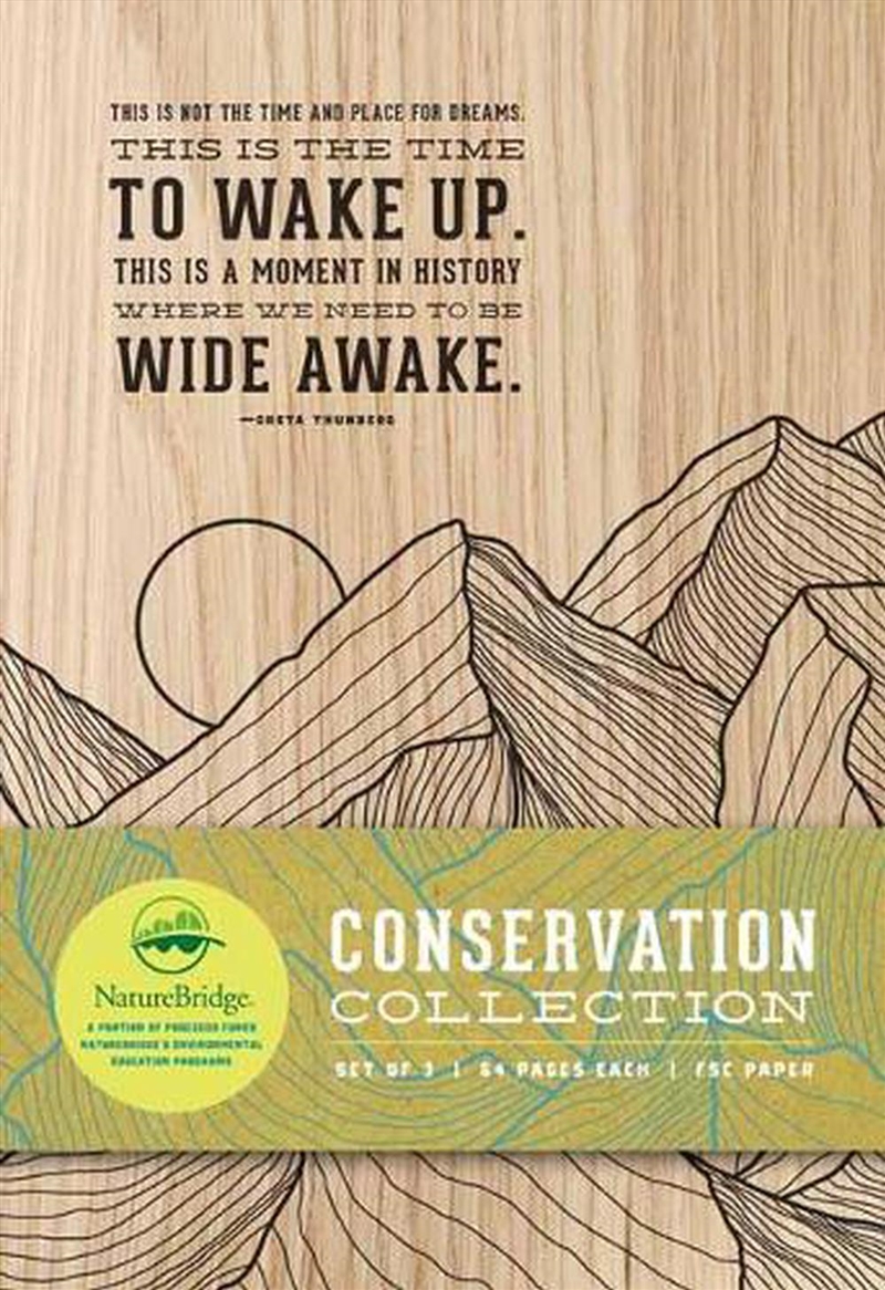 Conservation Sewn Notebook Collection: Set of 3/Product Detail/Notebooks & Journals