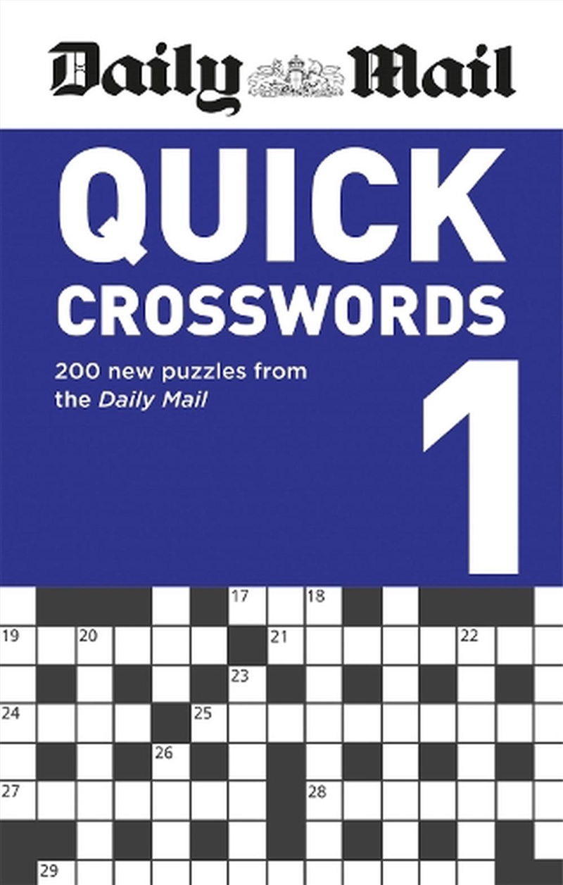 Daily Mail Quick Crosswords Vo/Product Detail/Adults Activity Books