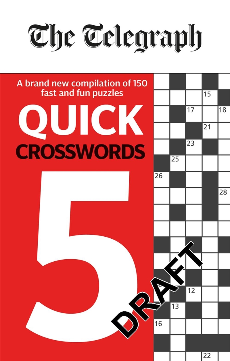 The Telegraph Quick Crosswords/Product Detail/Adults Activity Books