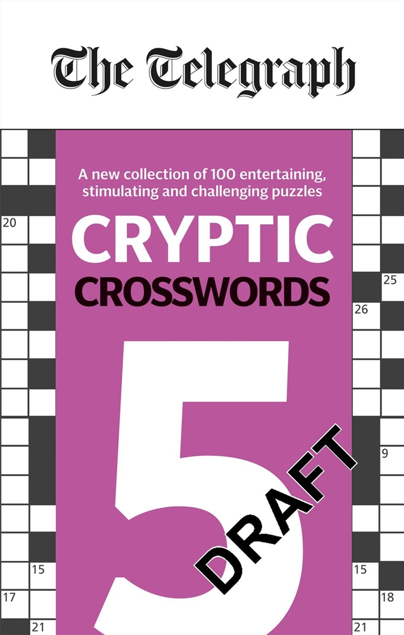 The Telegraph Cryptic Crosswor/Product Detail/Adults Activity Books