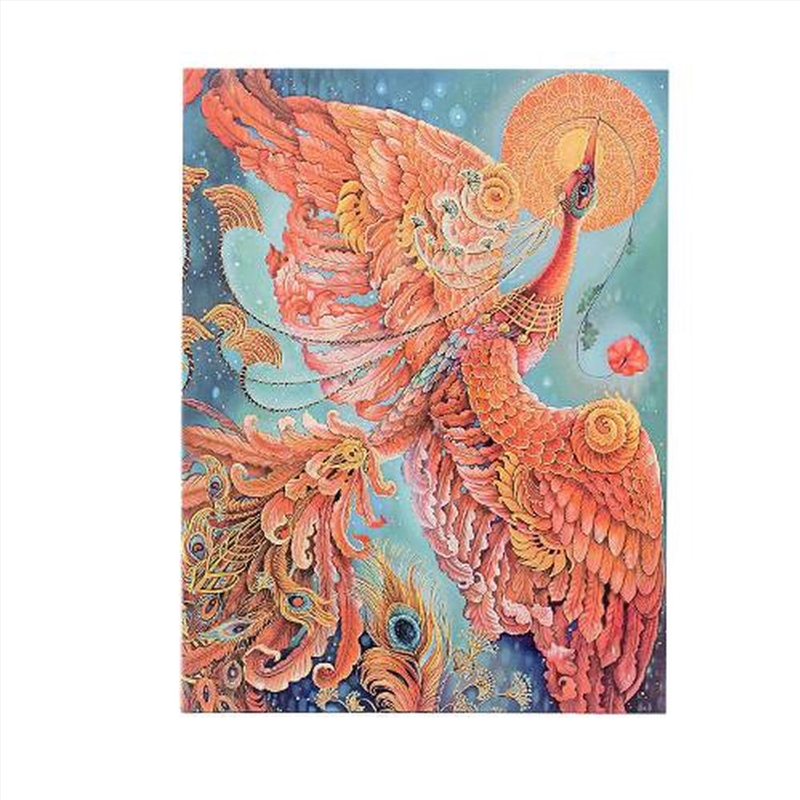 Firebird (Birds of Happiness) Ultra Lined Hardback Journal (Elastic Band Closure)/Product Detail/Notebooks & Journals