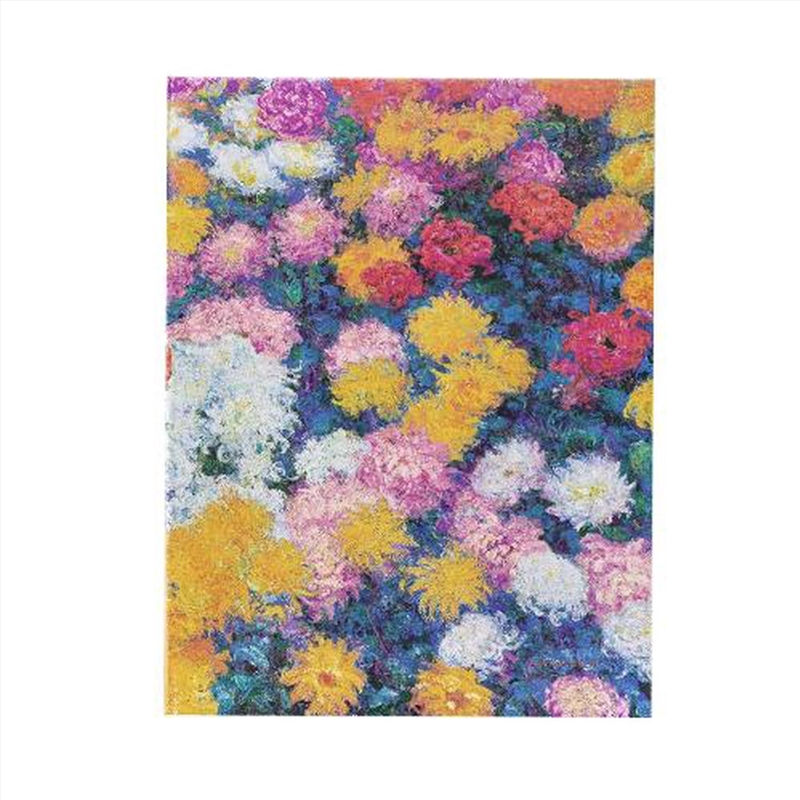 Monet s Chrysanthemums Ultra Lined Hardback Journal (Elastic Band Closure)/Product Detail/Notebooks & Journals