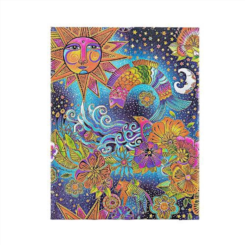 Celestial Magic (Whimsical Creations) Ultra Lined Hardback Journal (Wrap Closure)/Product Detail/Notebooks & Journals