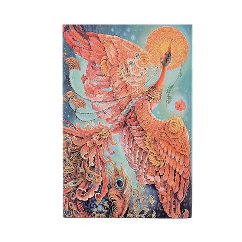 Firebird (Birds of Happiness) Mini Lined Hardback Journal (Elastic Band Closure)/Product Detail/Notebooks & Journals