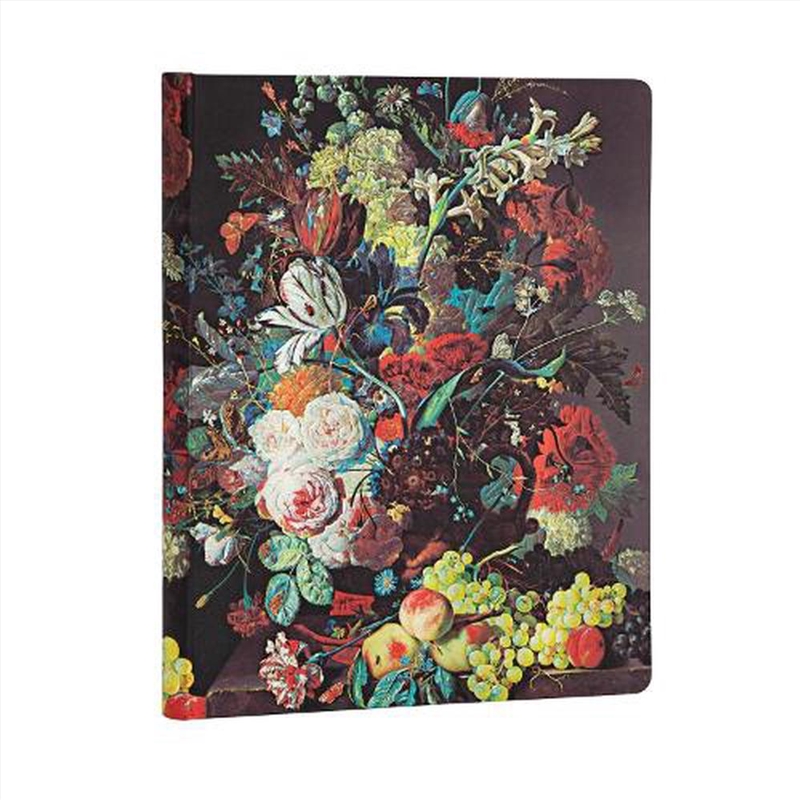 Van Huysum (Still Life Burst) Ultra Lined Journal (Elastic Band Closure)/Product Detail/Notebooks & Journals